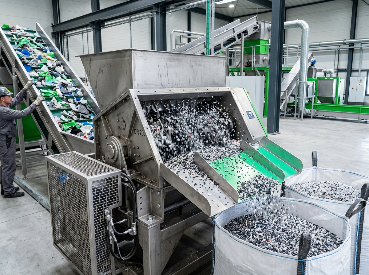 Plastic Scrap Processing & Crushing